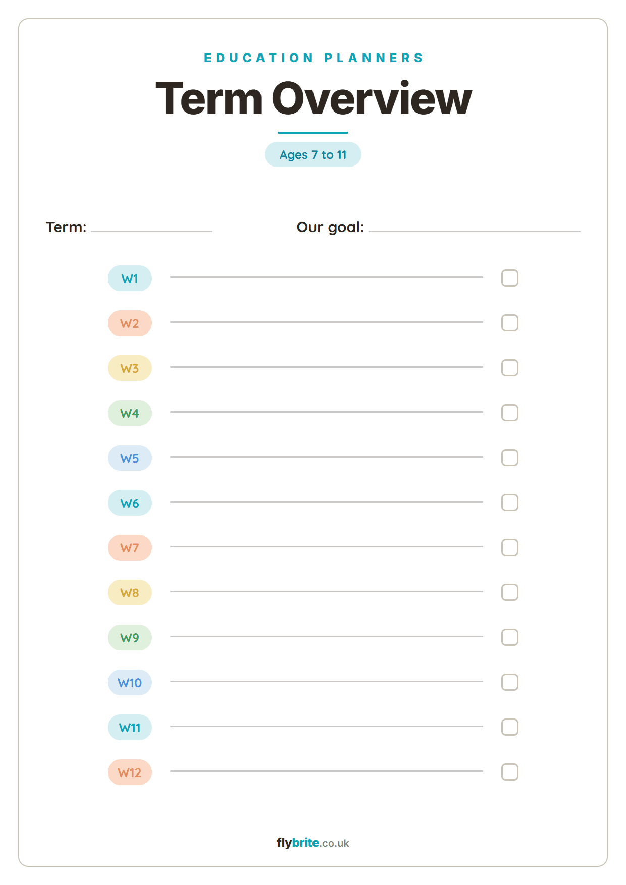 Term Overview printable preview