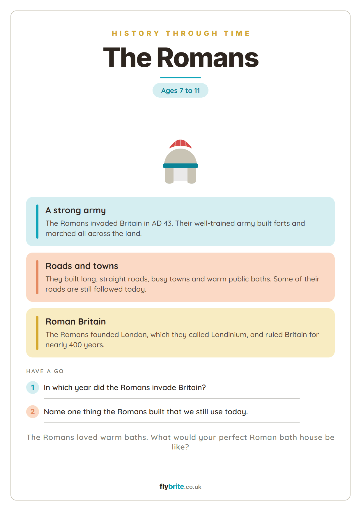 The Romans printable preview