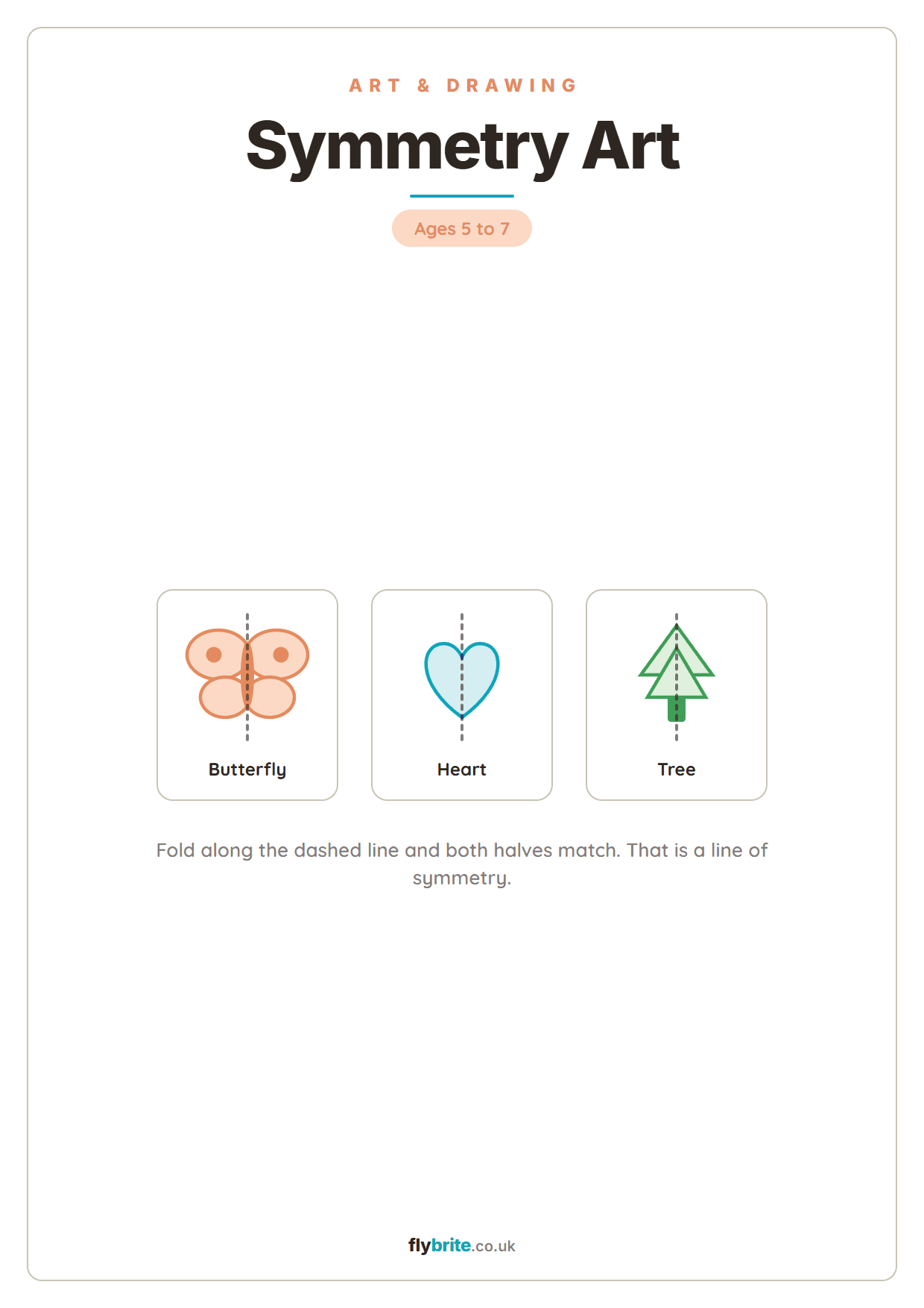 Symmetry Art printable preview