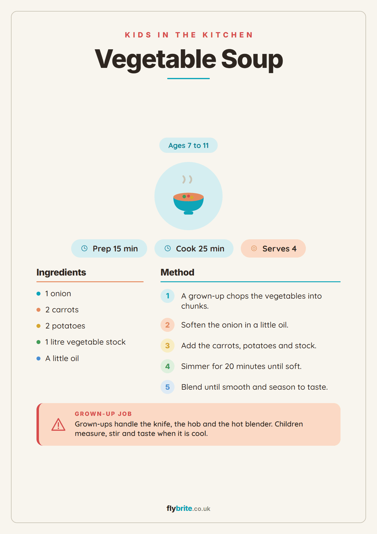 Vegetable Soup printable preview