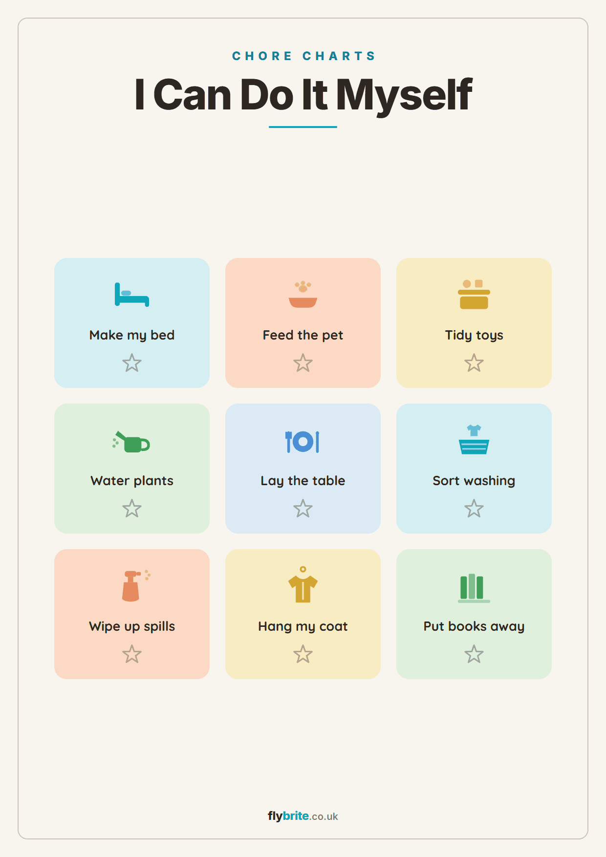 I Can Do It Myself printable preview