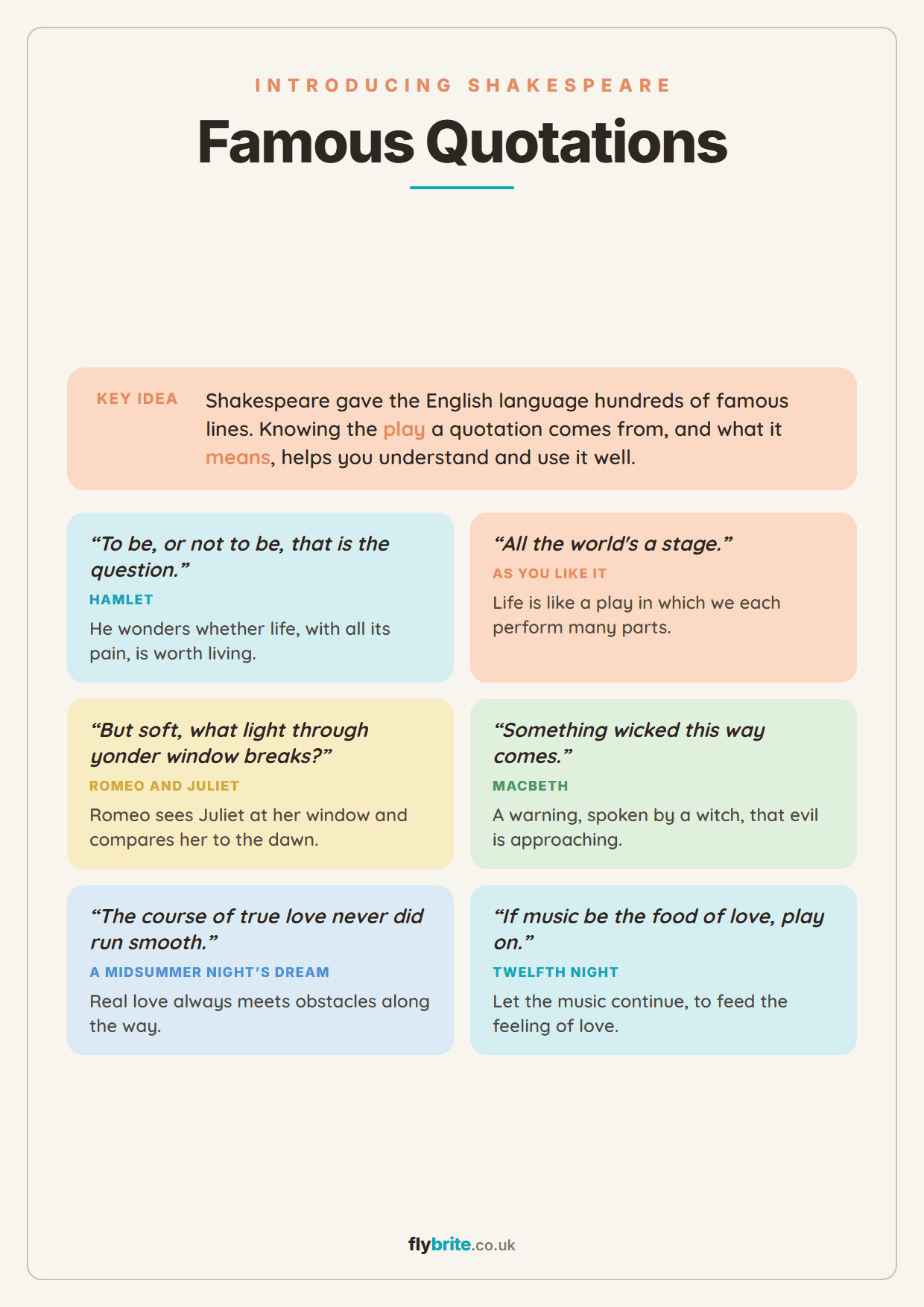 Famous Quotations printable preview