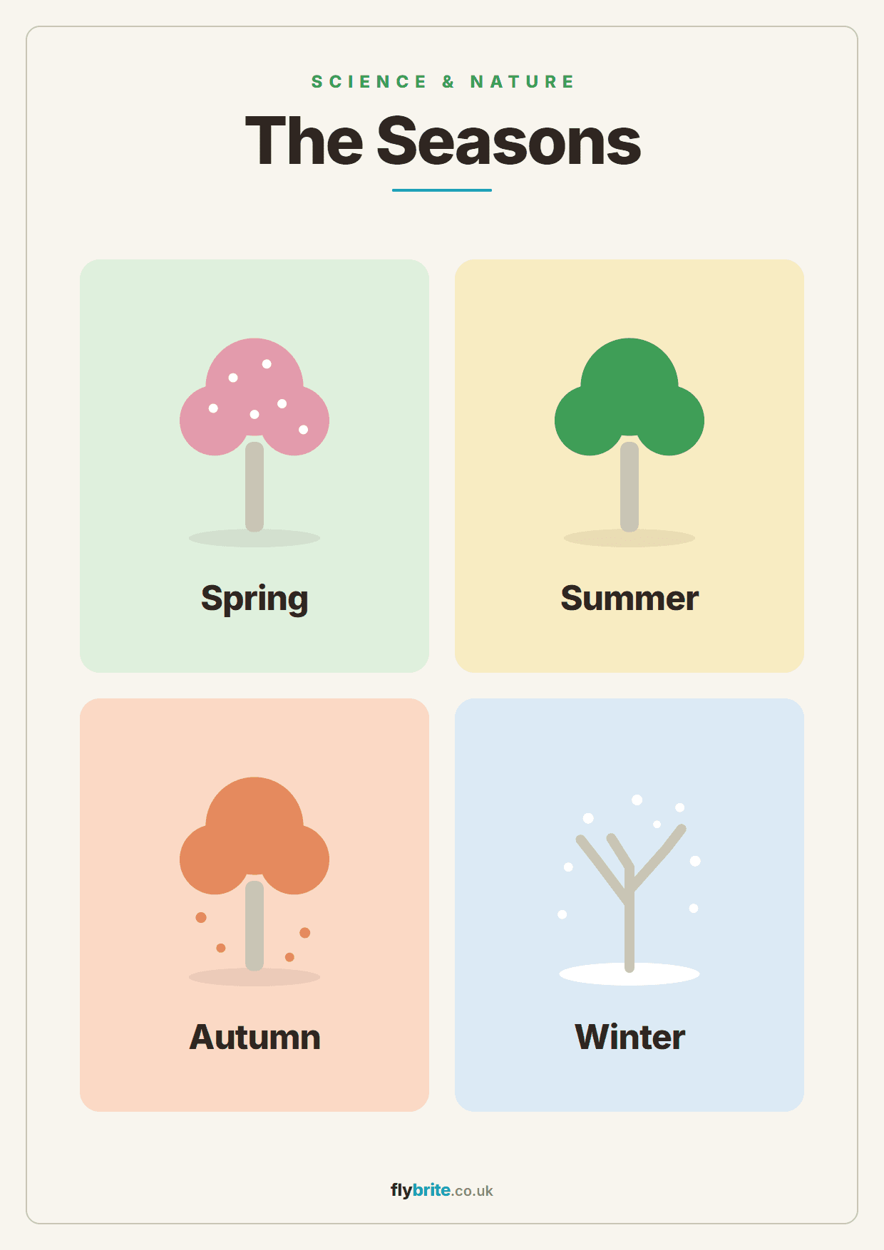 The Seasons printable preview