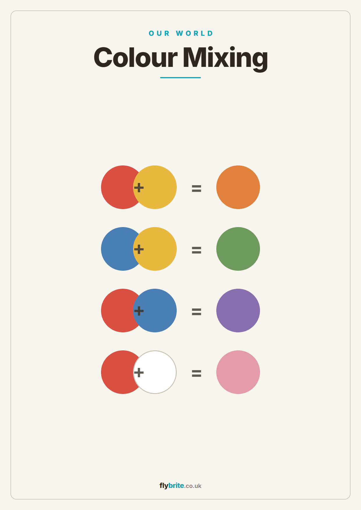 Colour Mixing printable preview