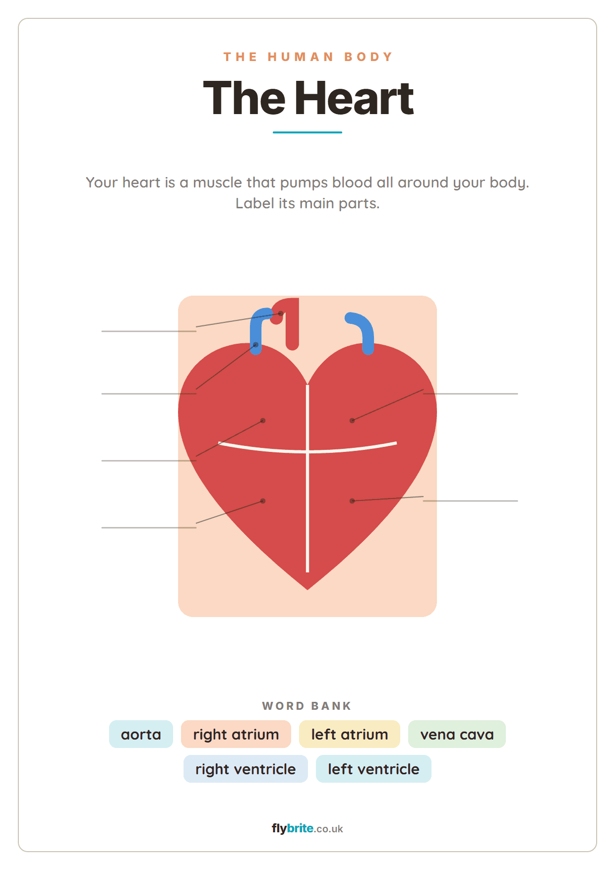 The Heart printable preview
