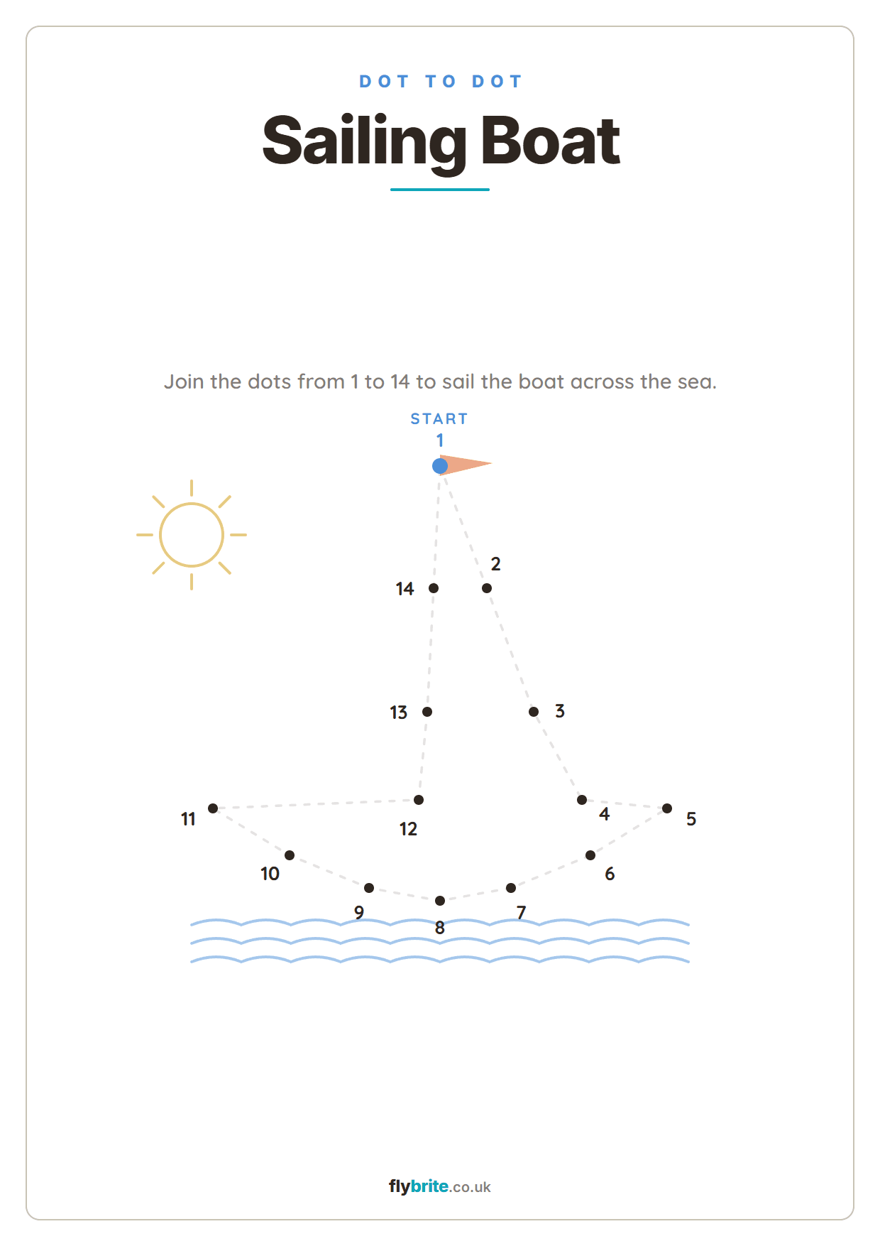 Sailing Boat printable preview