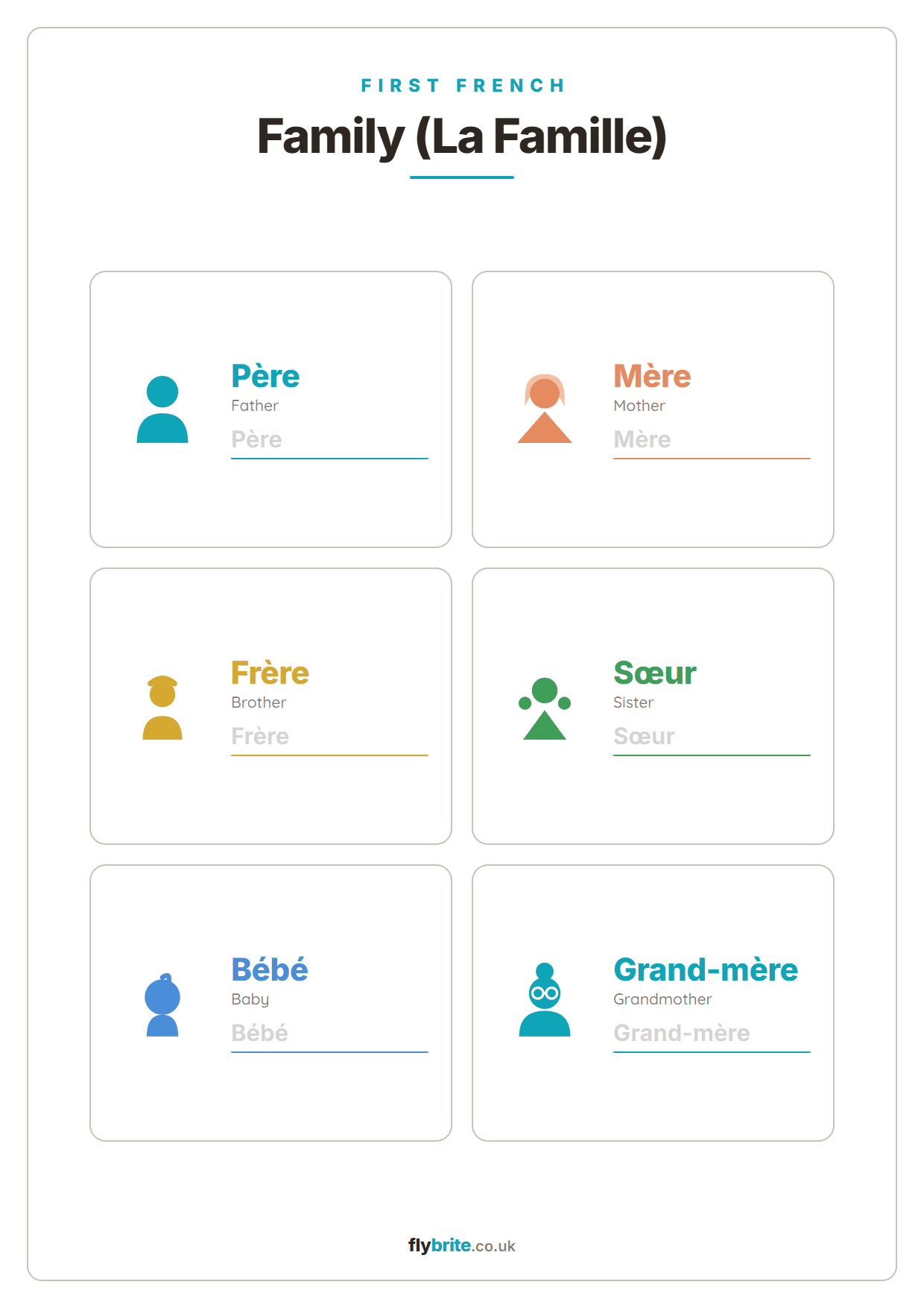Family (La Famille) printable preview