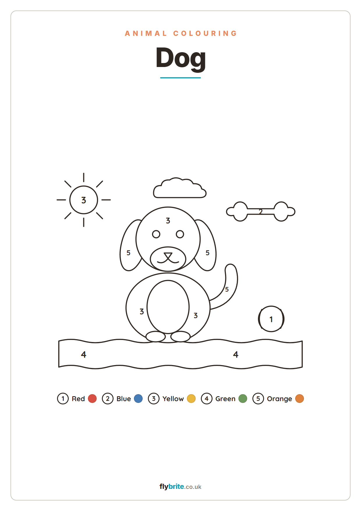 Dog printable preview
