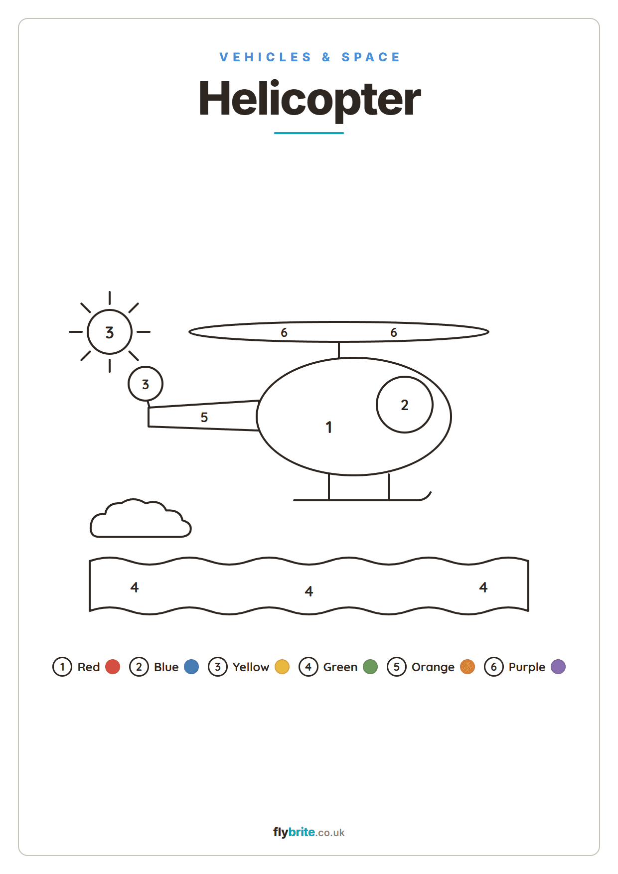 Helicopter printable preview